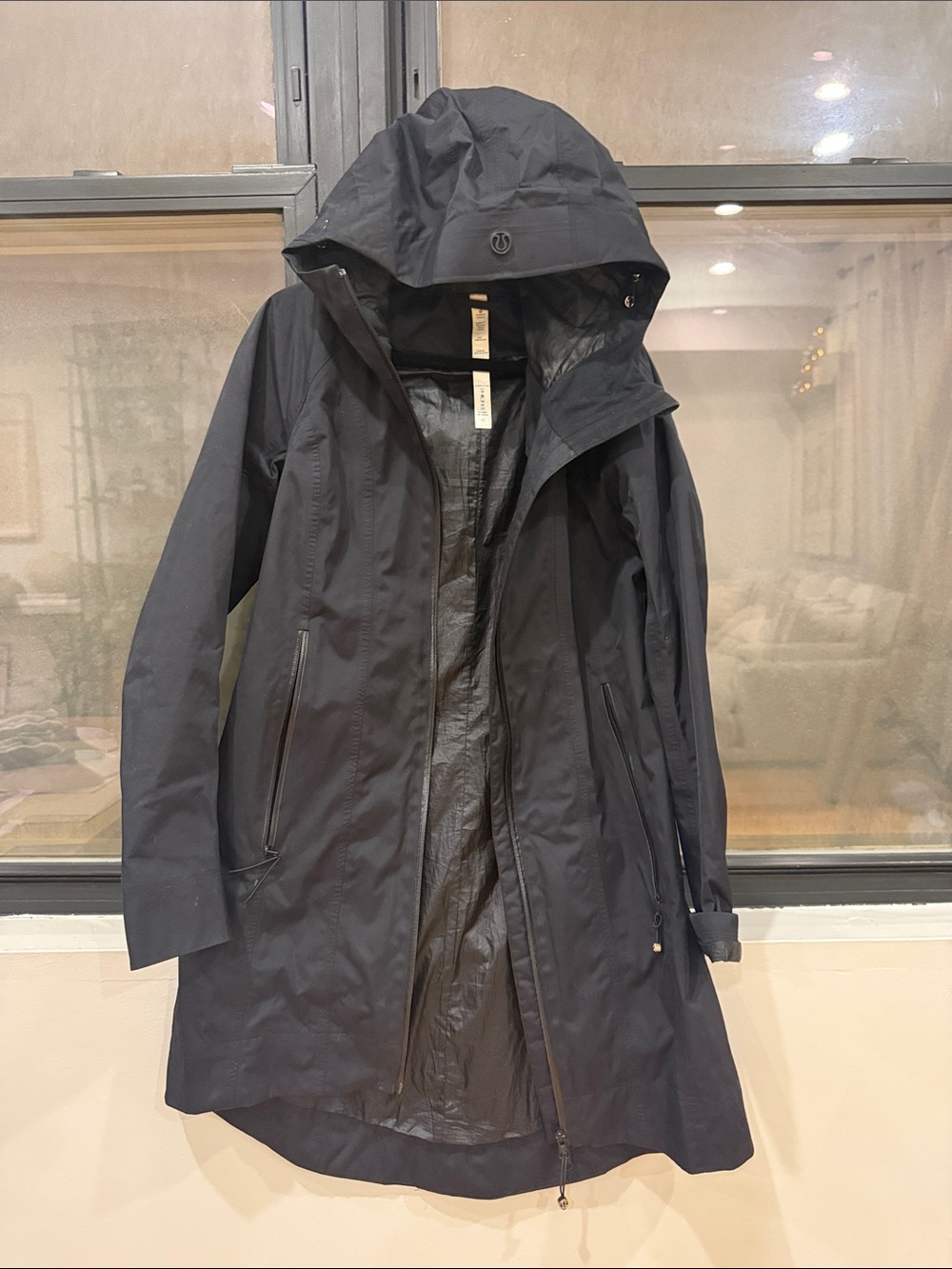 lululemon athletica Black Trench Coat